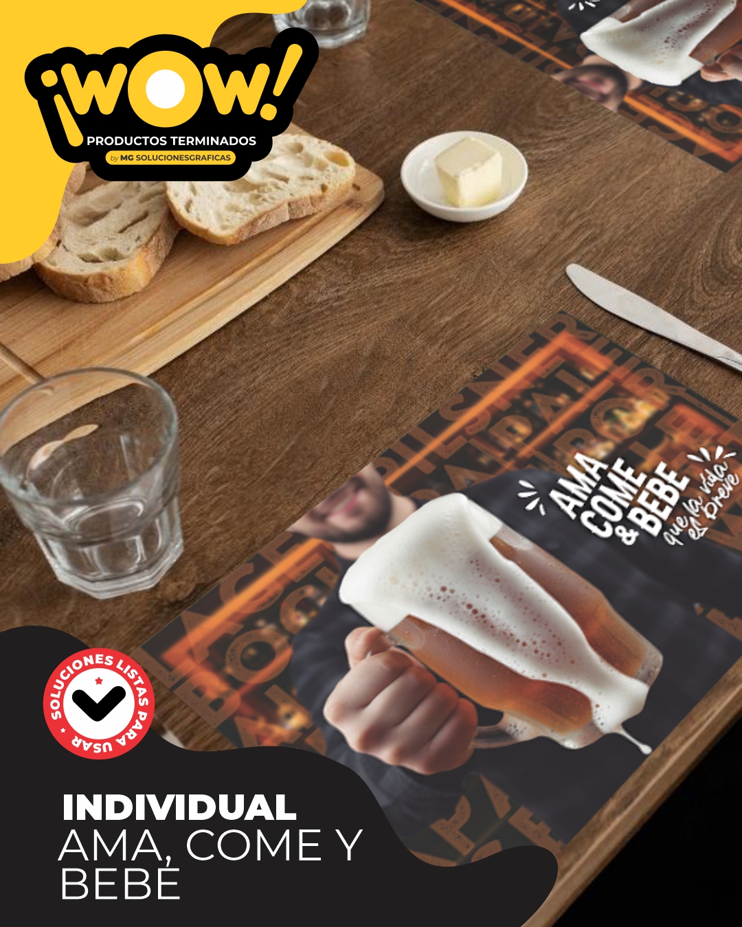 Individual Ama, Come y Bebe