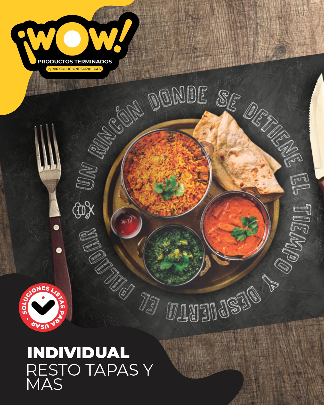 Individual Resto Tapas y Mas