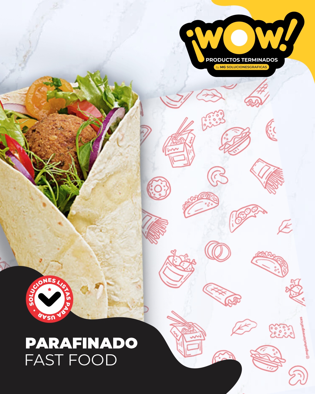 Papel Parafinado Fast Food